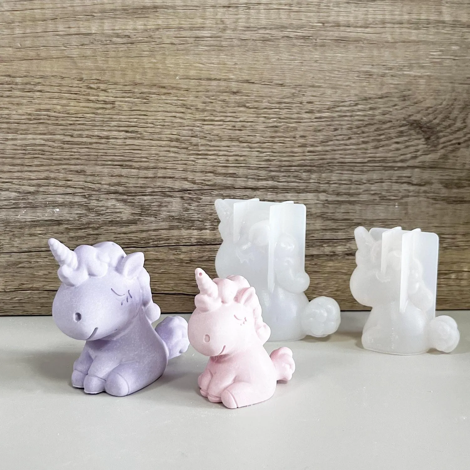 Candle Making Supplies Online - 3D Geometric Silicone Unicorn Cat Deer