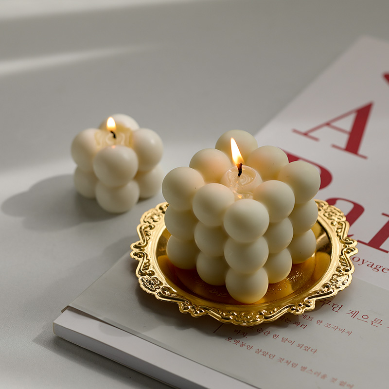 Candle Making Supplies Online - 3D Bubble Cube Candle Silicone Mould