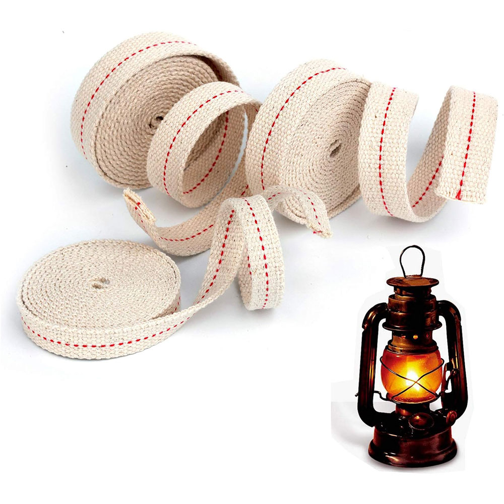 Candle Oil Supplies - 1.1cm/1.3cm/1.5cm/2cm/2.5cm Width Oil Lamp Wicks Replacement