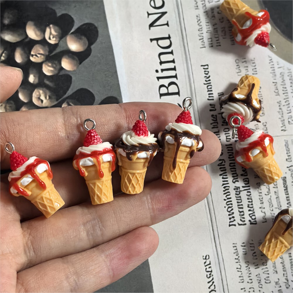 Candle Shop - 10Pcs Cute 3D Simulation Food Ice