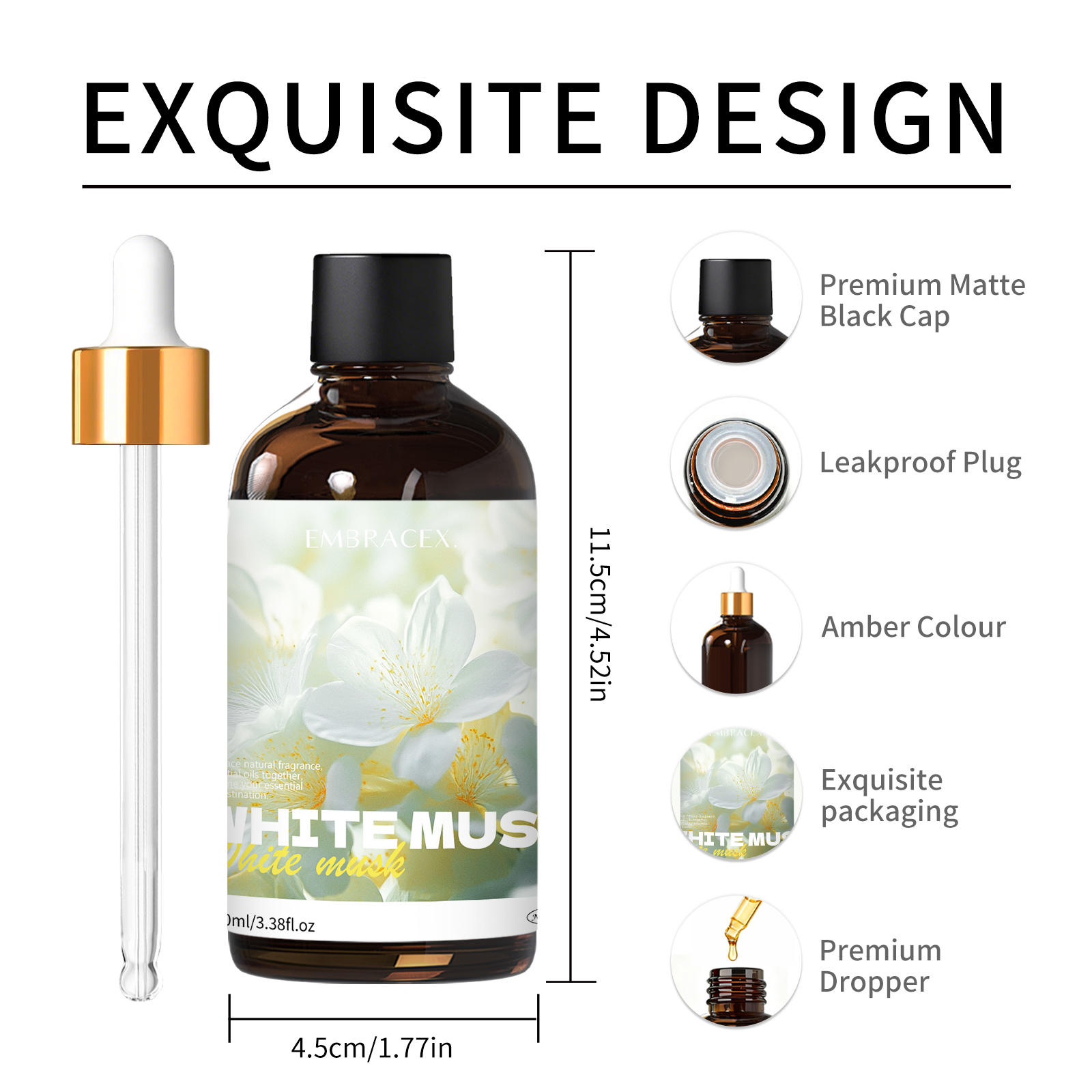 100ml White Musk Natural Plant - Candle Oil Supplies ulasan dan harga