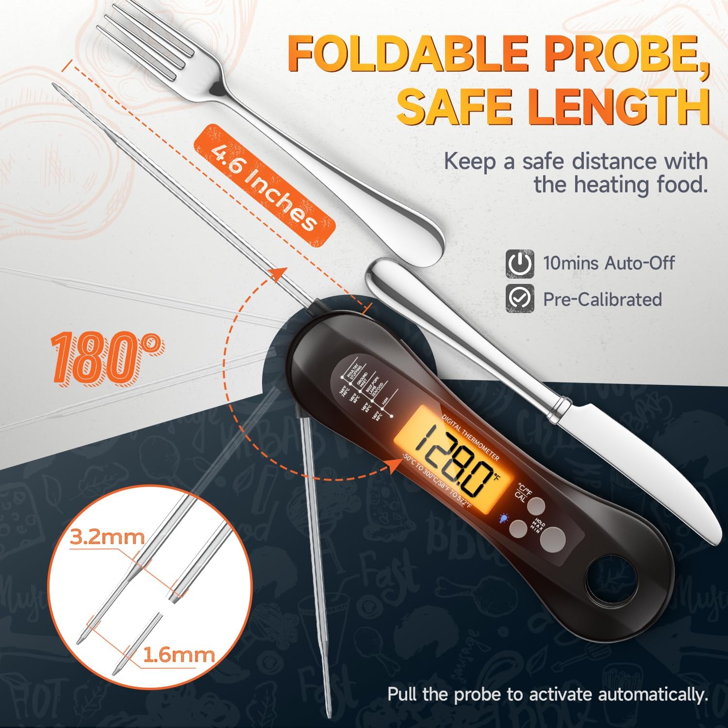 Digital Meat Thermometer Water - Candle Shop ulasan dan harga