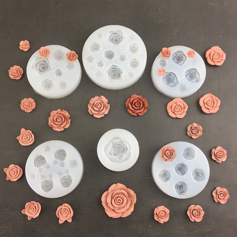 3D Rose Flower Shape Leaf Sili - Candle Making Supplies Online ulasan dan harga