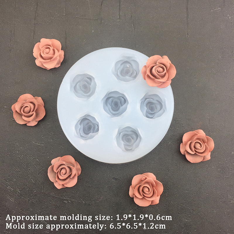3D Rose Flower Shape Leaf Sili - Candle Making Supplies Online ulasan dan harga