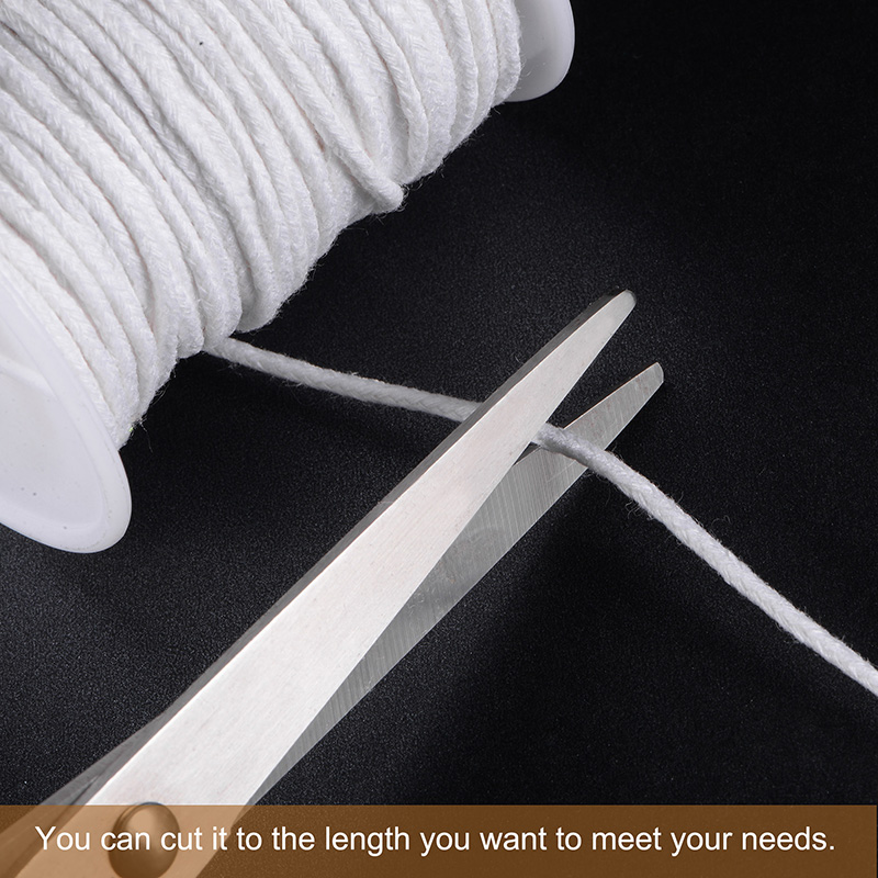 1 Roll 61m Cotton Braid Candle - Candle Oil Supplies ulasan dan harga