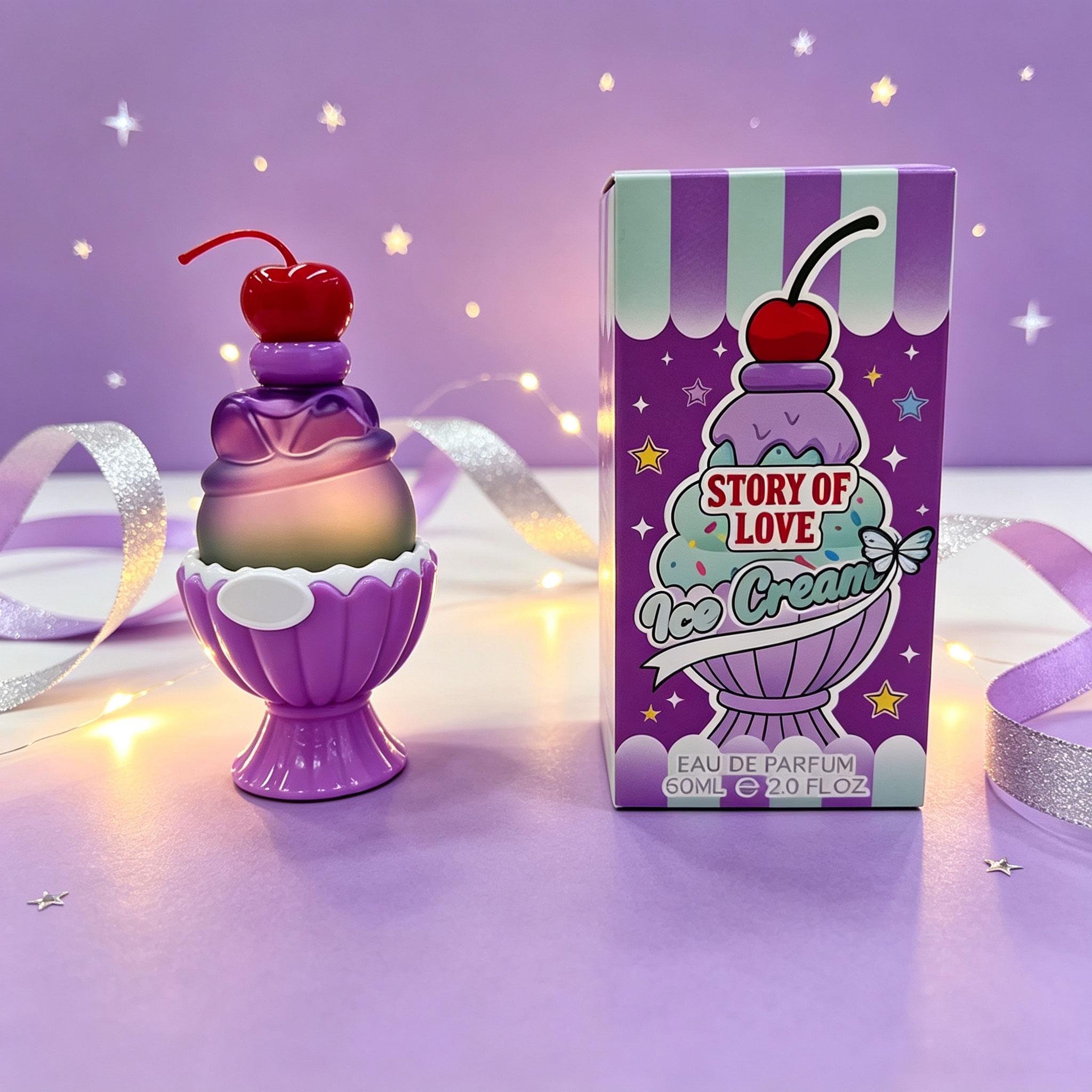 Cute Ice Cream Shaped Eau De P - Candle Shop ulasan dan harga