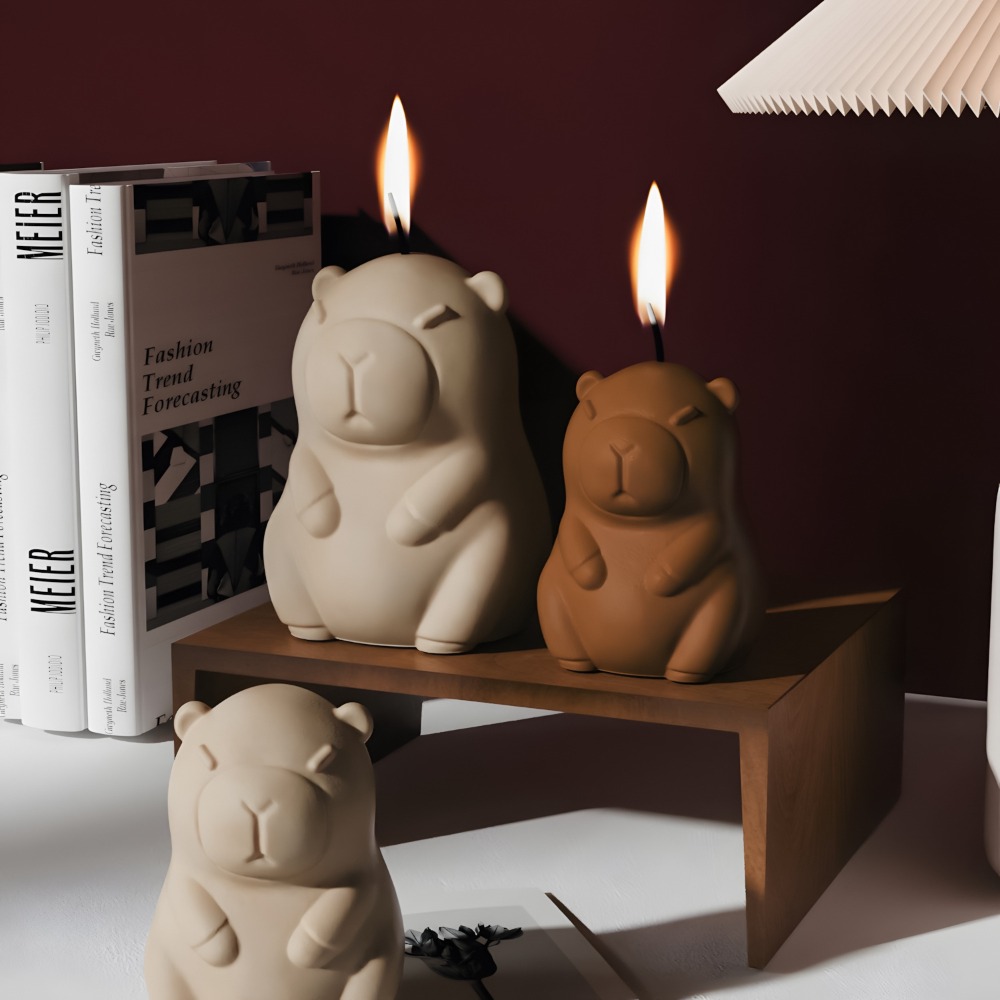 Standing Capybara Scent Candle - Candle Supplies Shop ulasan dan harga