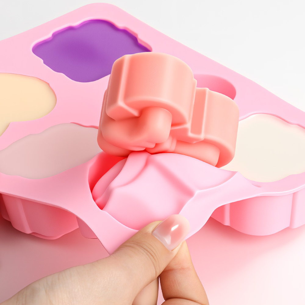 Square Heart Shape Silicone Mo - Candle Making Supplies Online ulasan dan harga