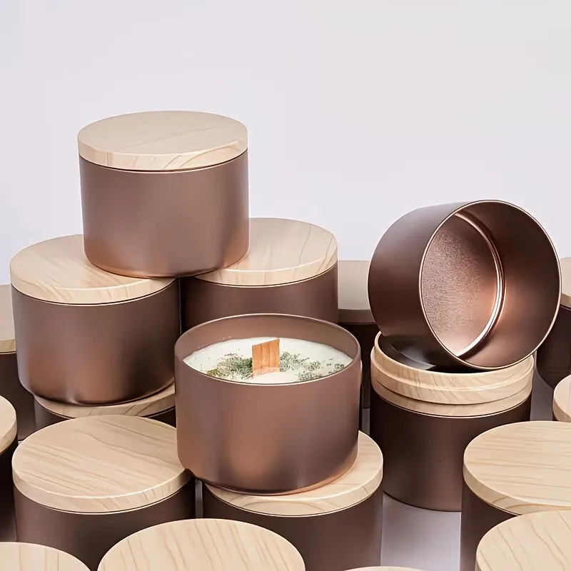 Rose Golden Metal Candle Jars  - Candle Making Supplies Jars ulasan dan harga