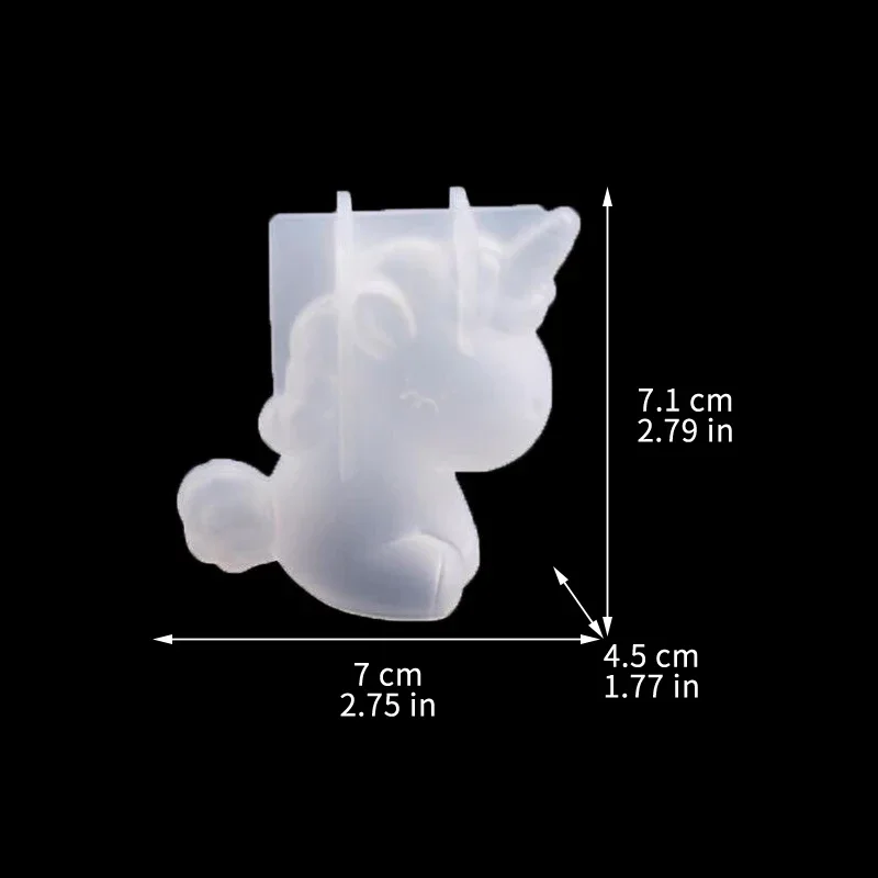 3D Geometric Silicone Unicorn  - Candle Making Supplies Online ulasan dan harga