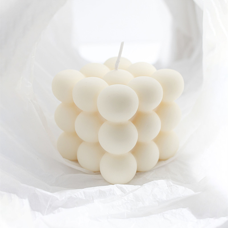 3D Bubble Cube Candle Silicone - Candle Making Supplies Online ulasan dan harga