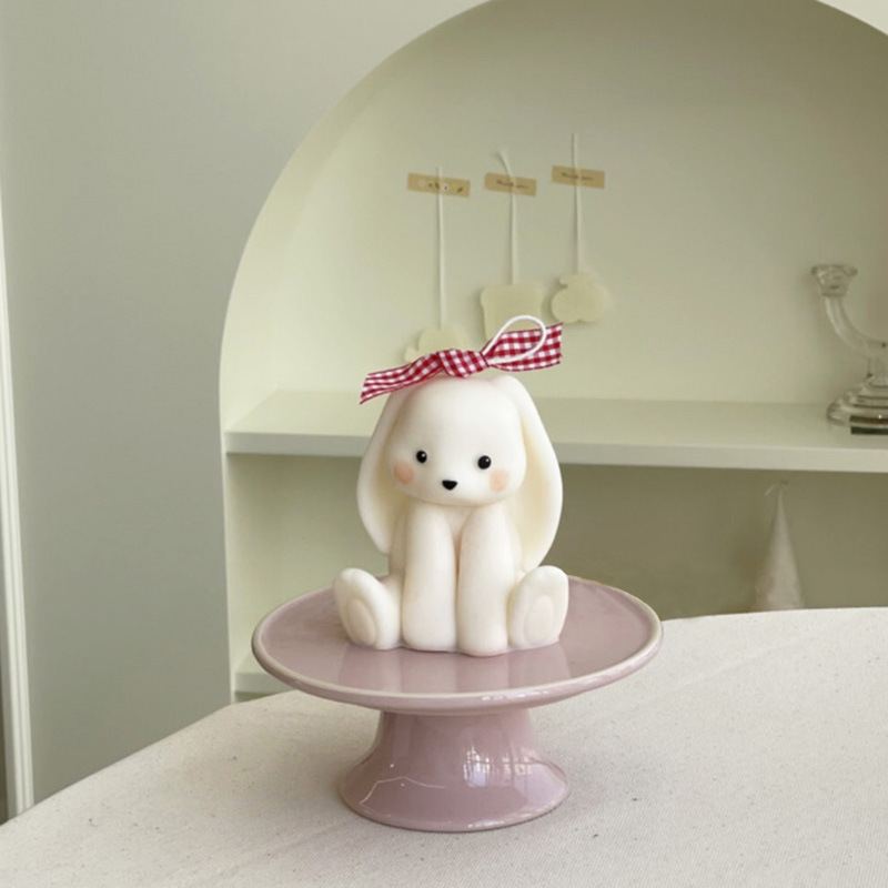 Sitting Rabbit Silicone Candle - Candle Supplies Shop ulasan dan harga