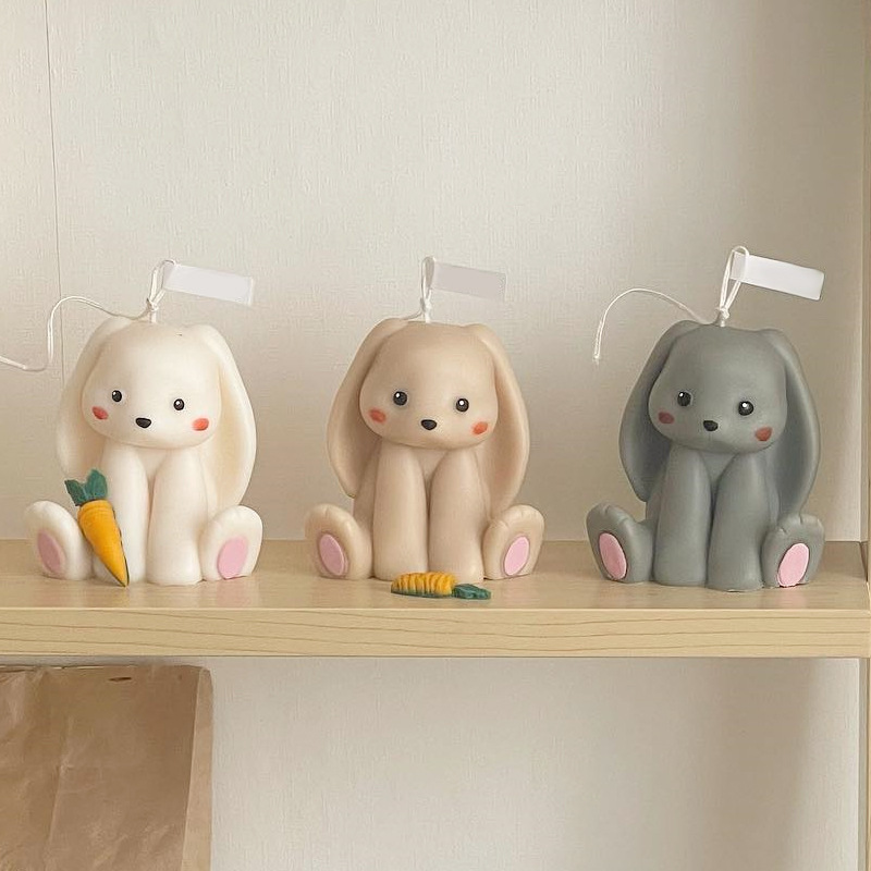 Sitting Rabbit Silicone Candle - Candle Supplies Shop ulasan dan harga