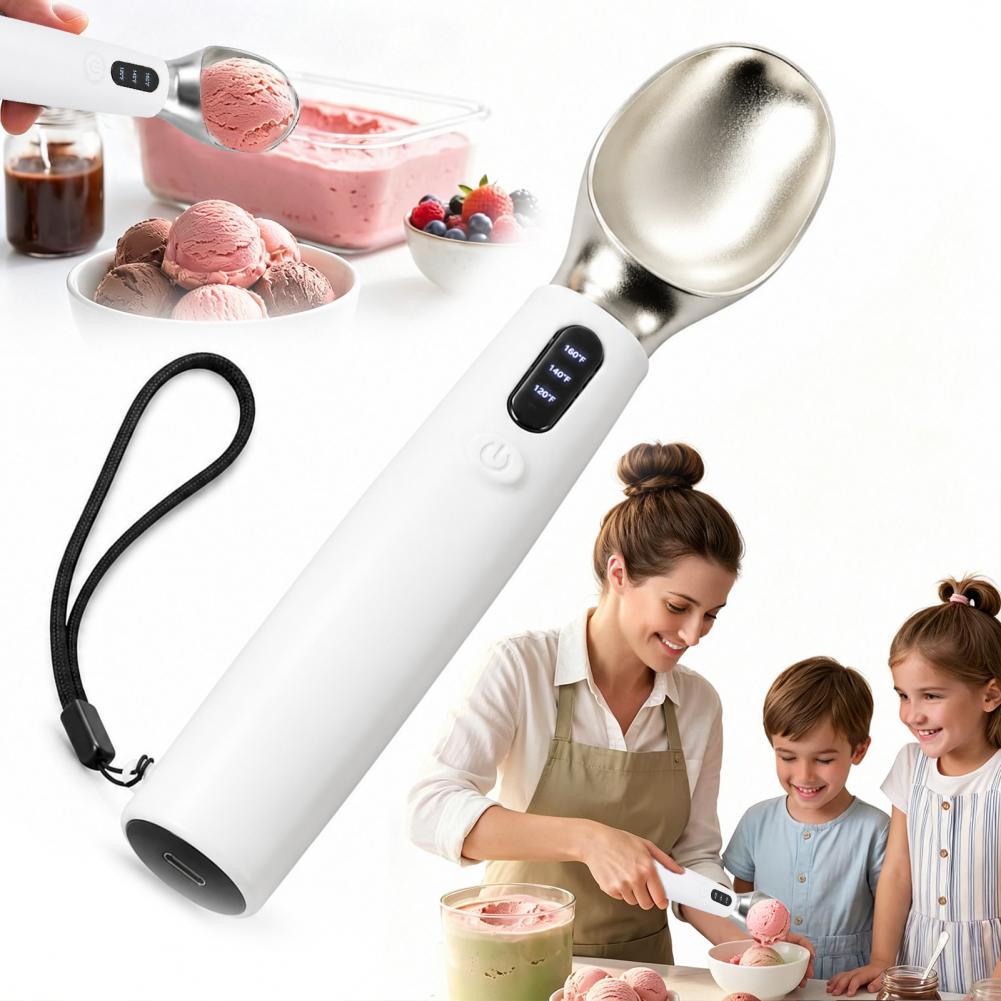 Heated Ice Cream Scoop Recharg - Candle Shop ulasan dan harga