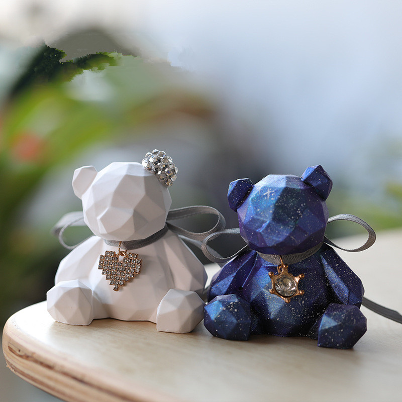 3D Stereo Bear Silicone Mold D - Candle Supplies Shop ulasan dan harga