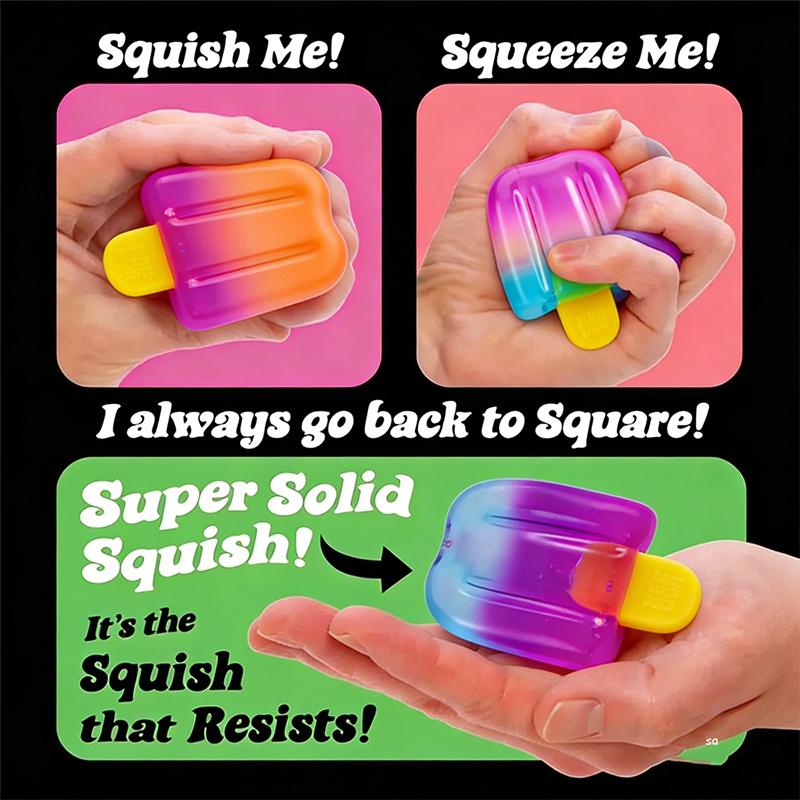 Sensory Squishy Ice Cream Cube - Candle Shop ulasan dan harga