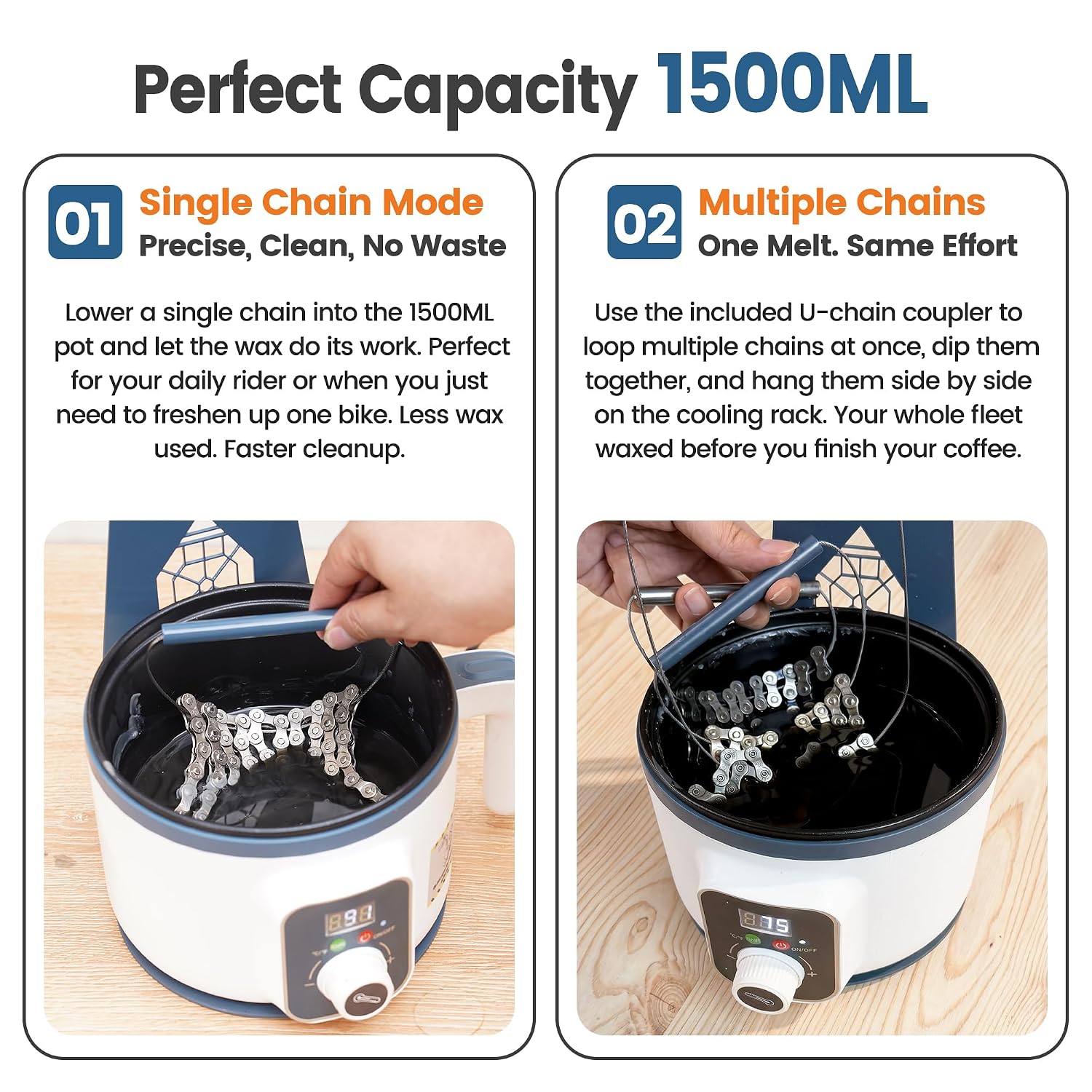 Bicycle Chain Wax Melting Pot  - Wax Melting Pot ulasan dan harga