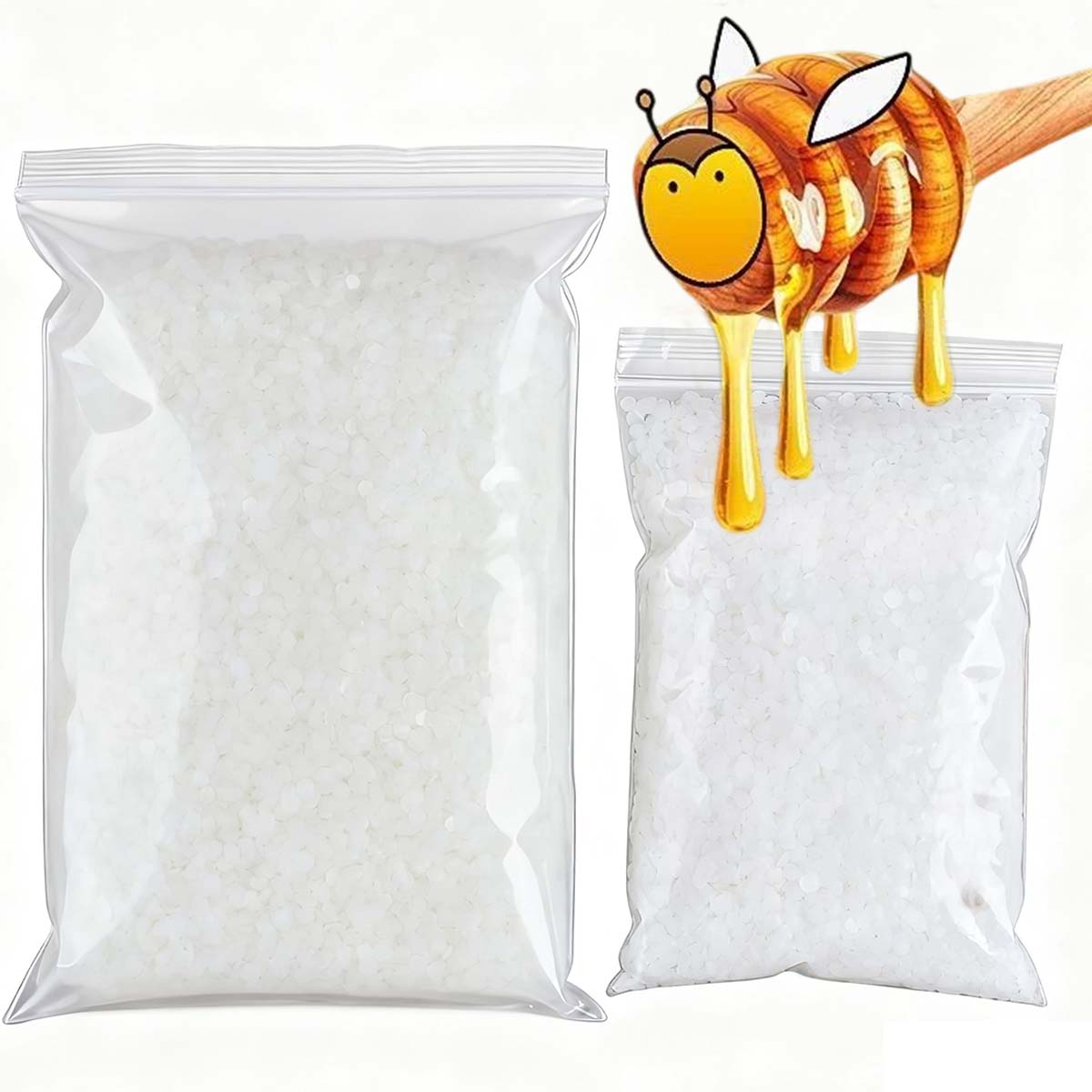 200g-1000g White Beeswax Pure  - Candle Supplies Shop ulasan dan harga