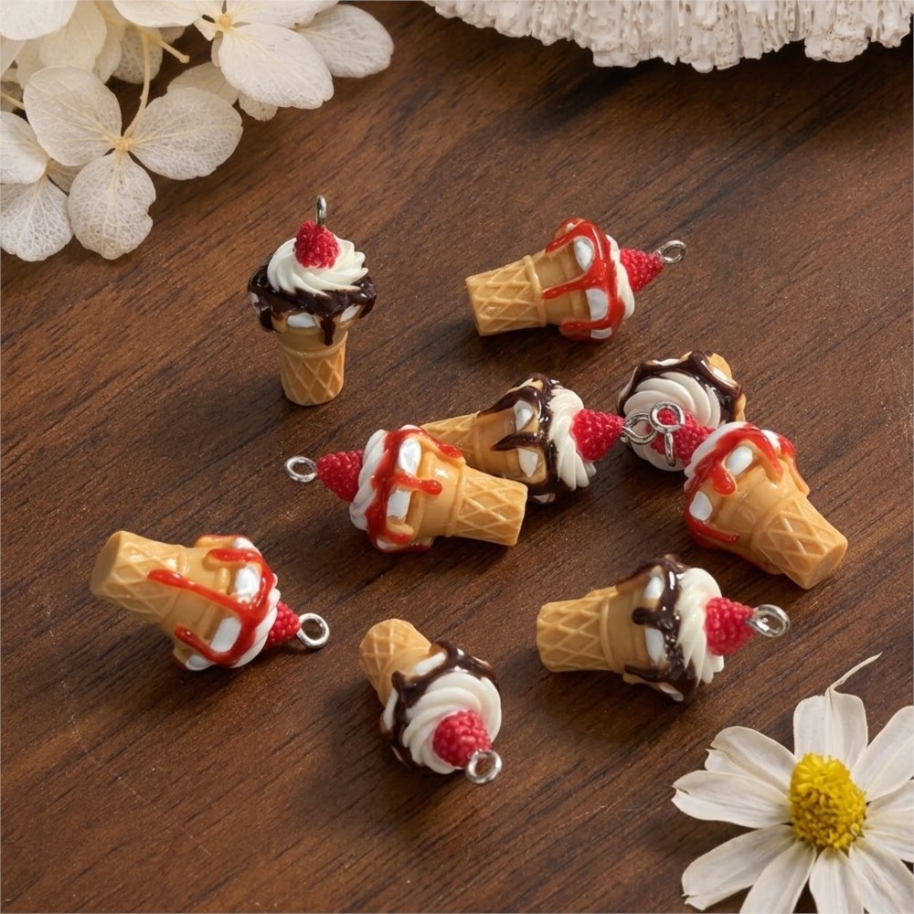 10Pcs Cute 3D Simulation Food  - Candle Shop ulasan dan harga