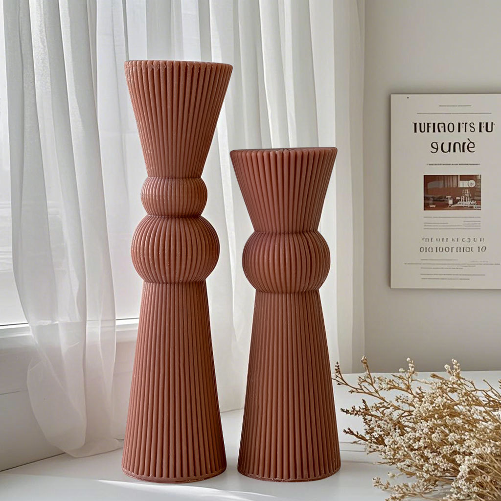 DIY Long Rod Striped Pillar Ca - Candle Supplies Shop ulasan dan harga