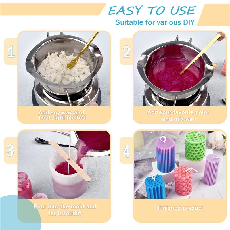 100/500g/1kg Pure Soy Wax Para - Candle Making Supplies Online ulasan dan harga