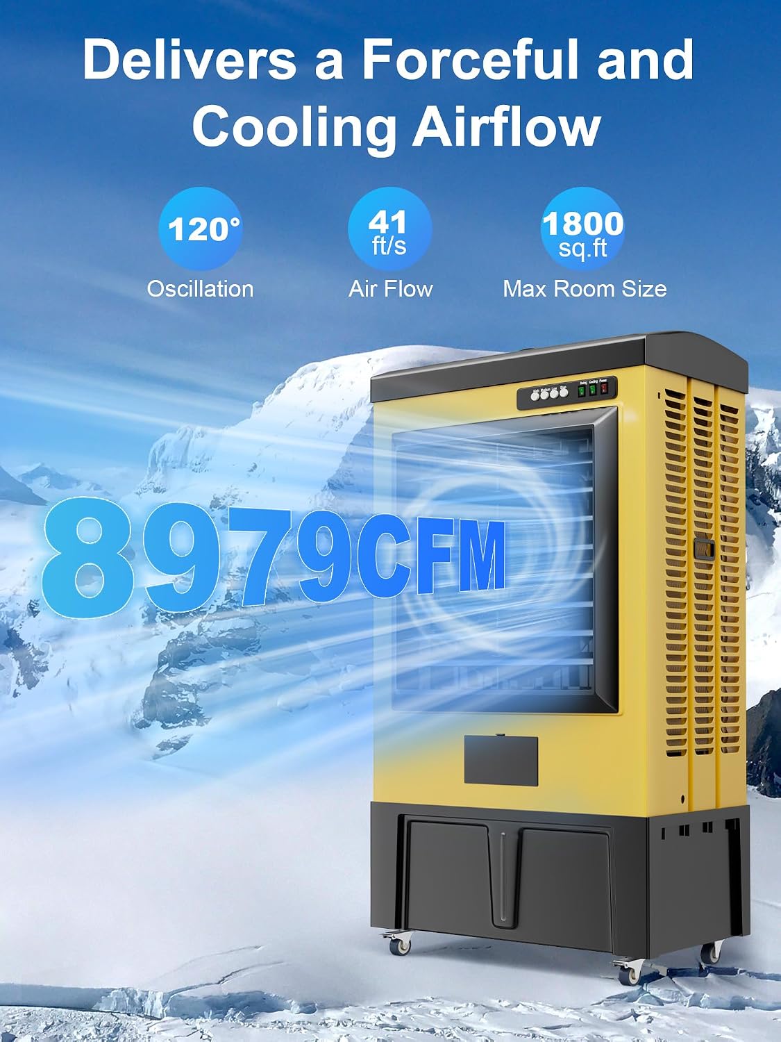 Uthfy 8979 CFM Swamp Cooler, 5 - Candle Shop ulasan dan harga