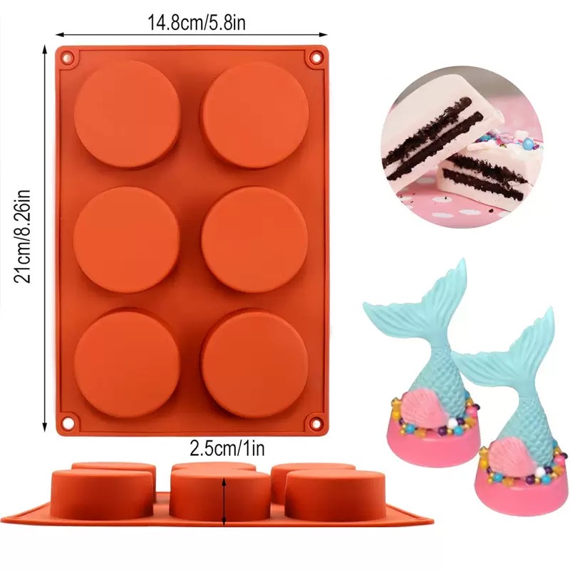 Round Silicone Soap Mold DIY H - Candle Making Supplies Online ulasan dan harga