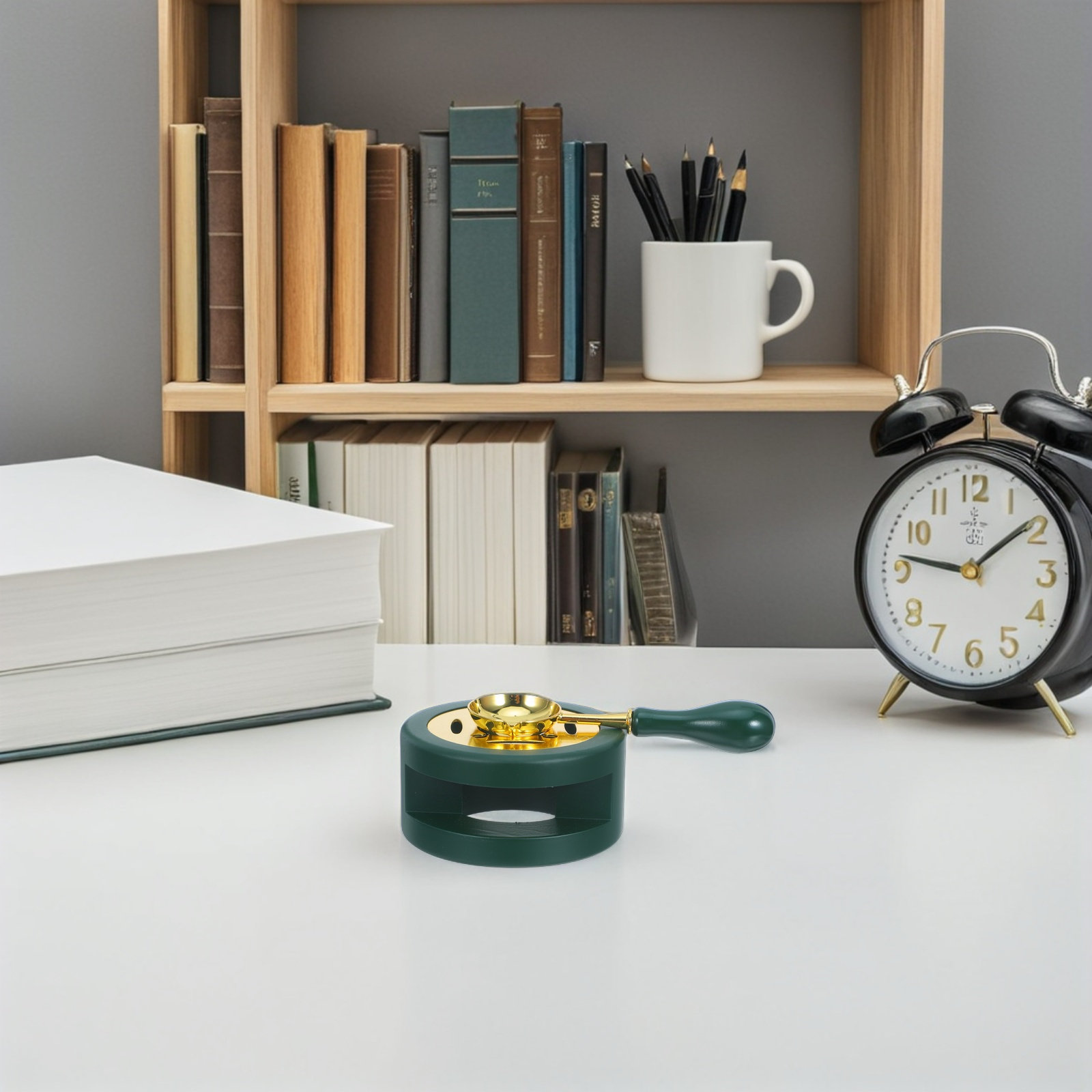 1Set Wax Seal Warmer Sealing W - Wax Melting Pot ulasan dan harga